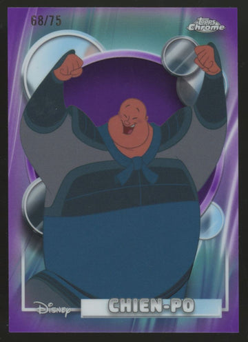 2026 Topps Chrome Disney Chien-Po Purple Refractor /75 #132