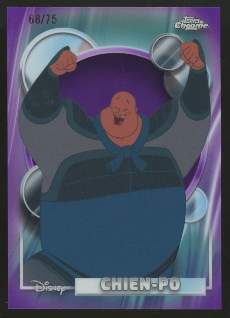 2026 Topps Chrome Disney Chien-Po Purple Refractor /75 #132