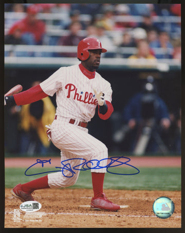 Jimmy Rollins Signed Autographed 8x10 Photo JSA *932