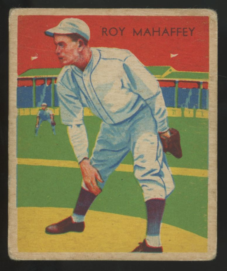 1935 National Chicle Roy Mahaffey Diamond Stars #10 G/VG