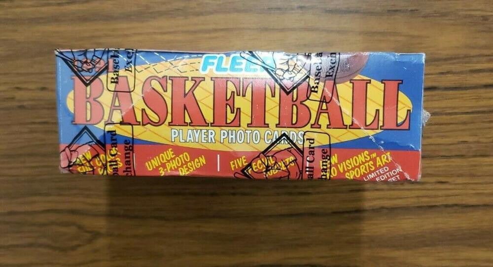 1991/92 Fleer Basketball Series 1 Wax Box BBCE Wrapped Sealed