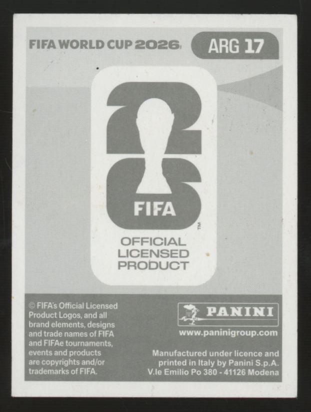 2026 Panini FIFA World Cup Stickers Lionel Messi Red #ARG-1 Good