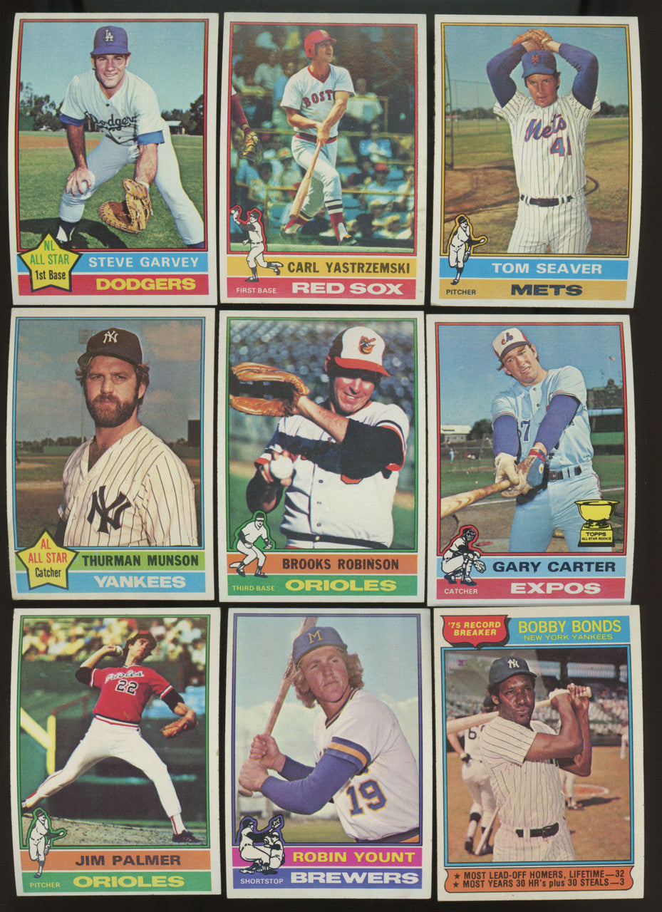 1976 Topps Baseball Complete Set (660) EX Eckersley RC