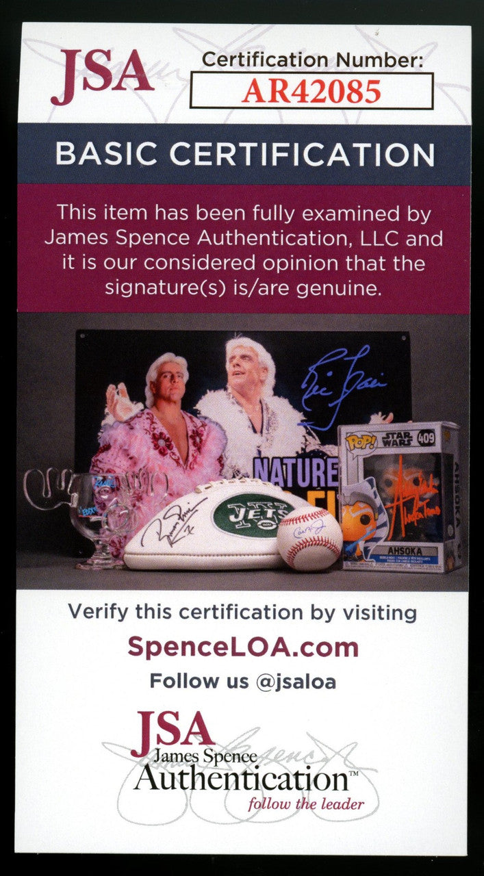 1984 Topps Ryne Sandberg #596 Signed Auto JSA