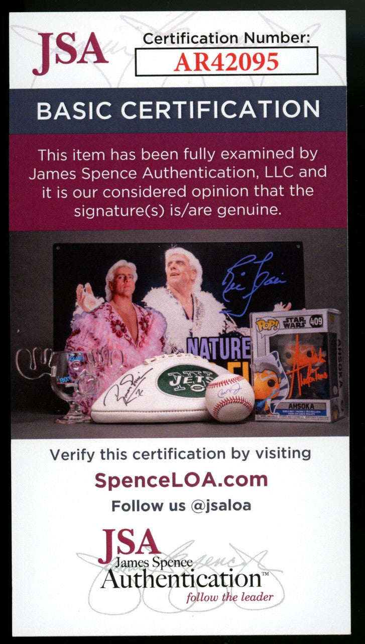 1990 Swell Baseball Greats Ernie Banks #95 Signed Auto JSA