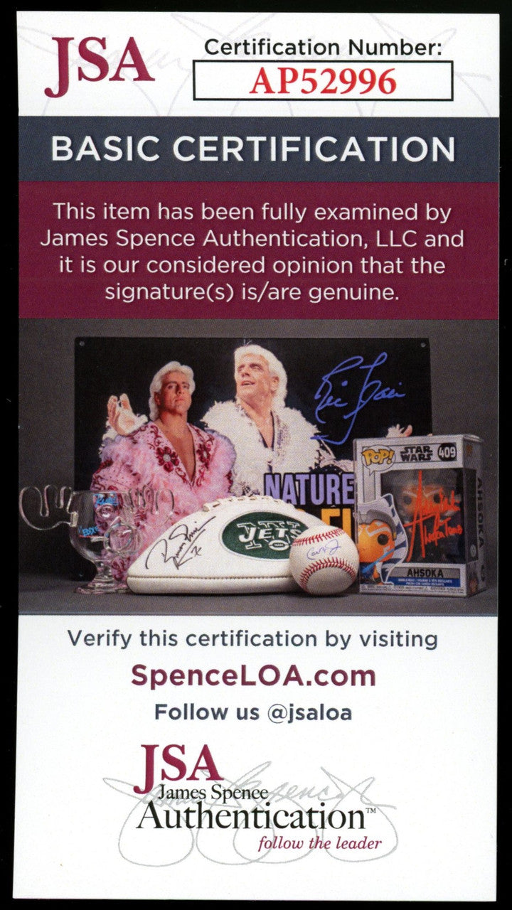 1971/72 Topps Phil Esposito/Johnny Bucyk Signed Autographed Card JSA