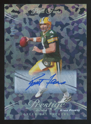 2024 Panini Prestige Brett Favre Platinum Xtra Points Auto /10 #113