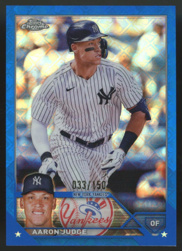 2023 Topps Chrome Logofractor Aaron Judge Blue /150 #62