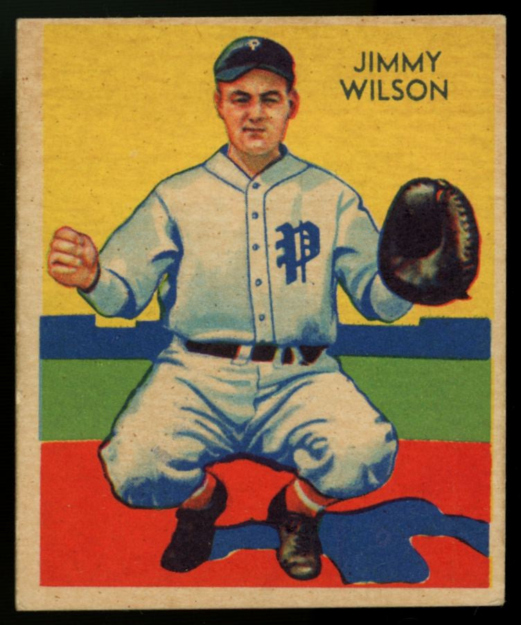 1934 National Chicle Jimmy Wilson Diamond Stars #22 EX+