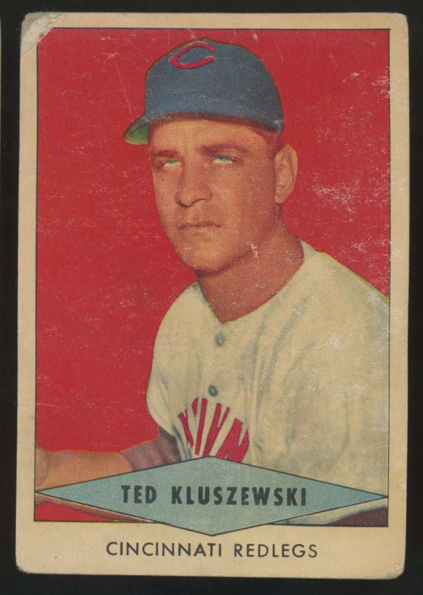 1954 Red Heart Ted Kluszewski Poor (Paper Loss)