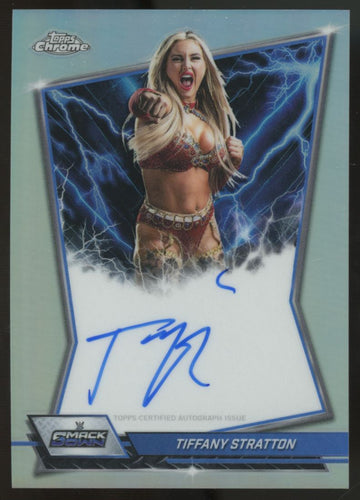 2026 Topps Chrome WWE Tiffany Stratton Refractor Auto #BBA-TIF