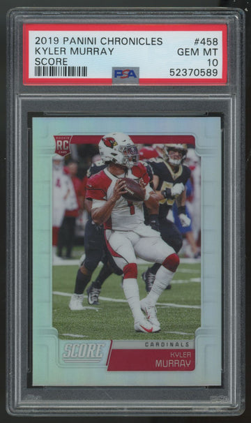 2019 Panini Chronicles Score Kyler Murray RC #458 PSA 10