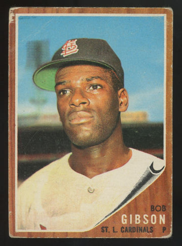 1962 Topps Bob Gibson #530 F/G (Crease)