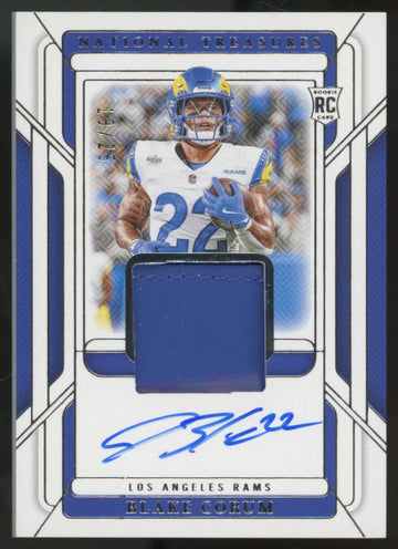 2024 National Treasures Blake Corum RC Gloves Signatures Patch Auto RPA /25