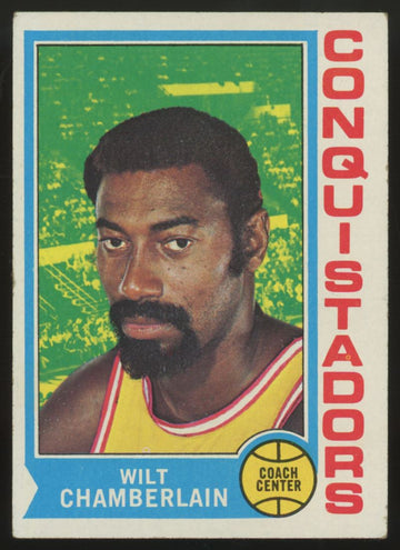 1974-75 Topps Wilt Chamberlain #250 VG - VG/EX