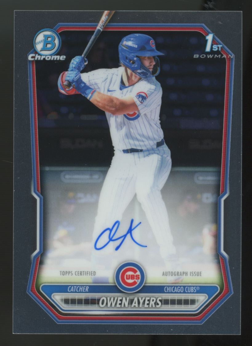 2026 Bowman Chrome Owen Ayers 1st Prospect Auto #CPA-OA