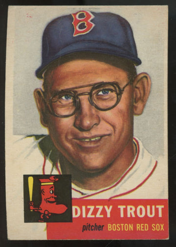 1953 Topps Dizzy Trout #169 Good