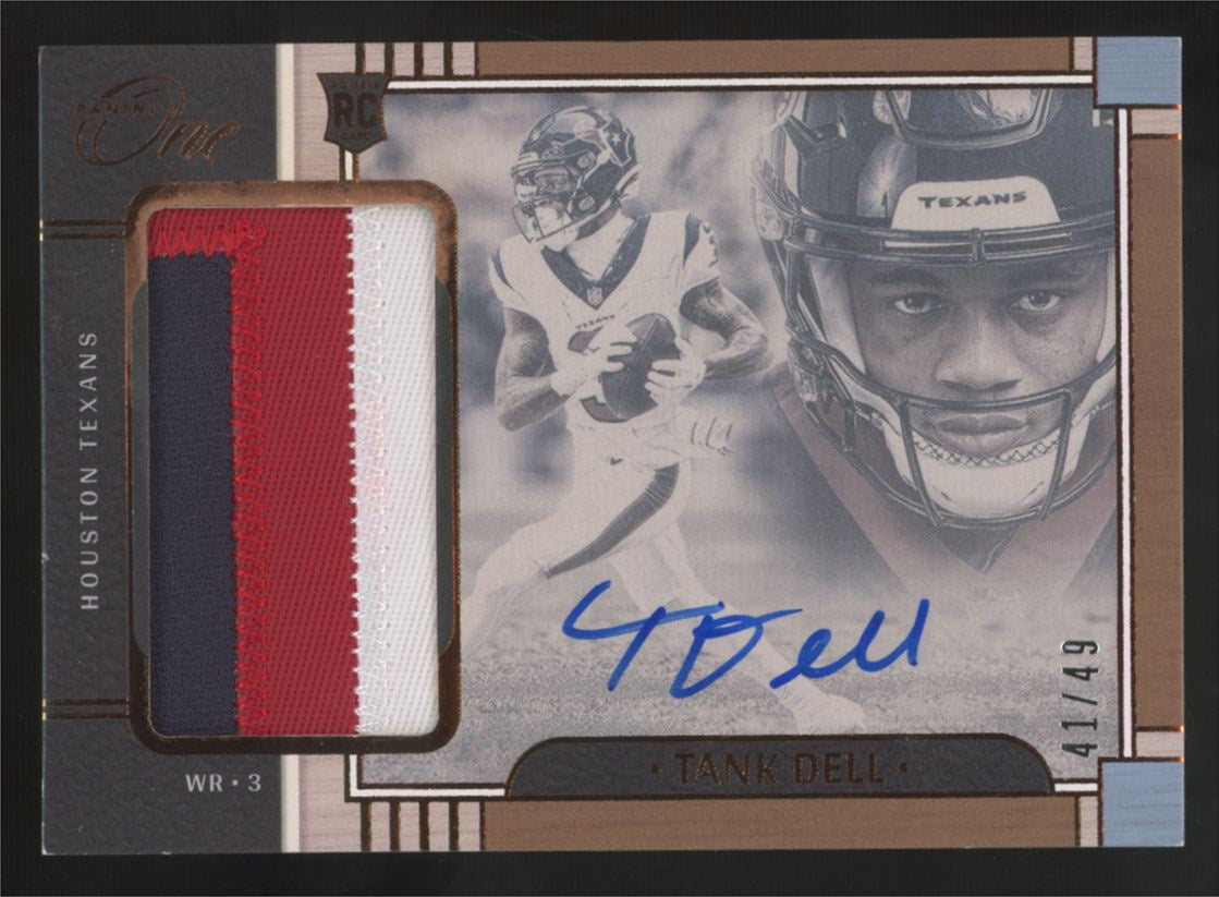 2023 Panini One Tank Dell RC Bronze Patch Auto RPA /49 #16