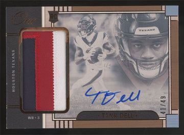 2023 Panini One Tank Dell RC Bronze Patch Auto RPA /49 #16
