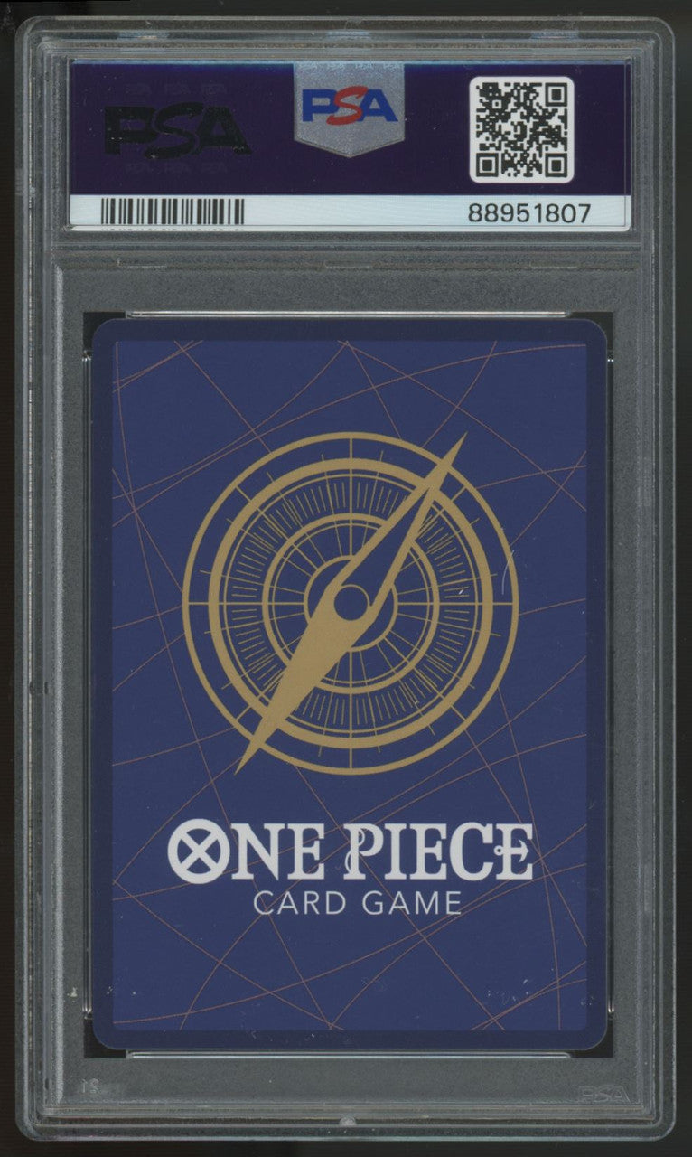 2023 One Piece Monkey.D.Luffy Kingdom of Intrigue SR #OP04-090 PSA 10