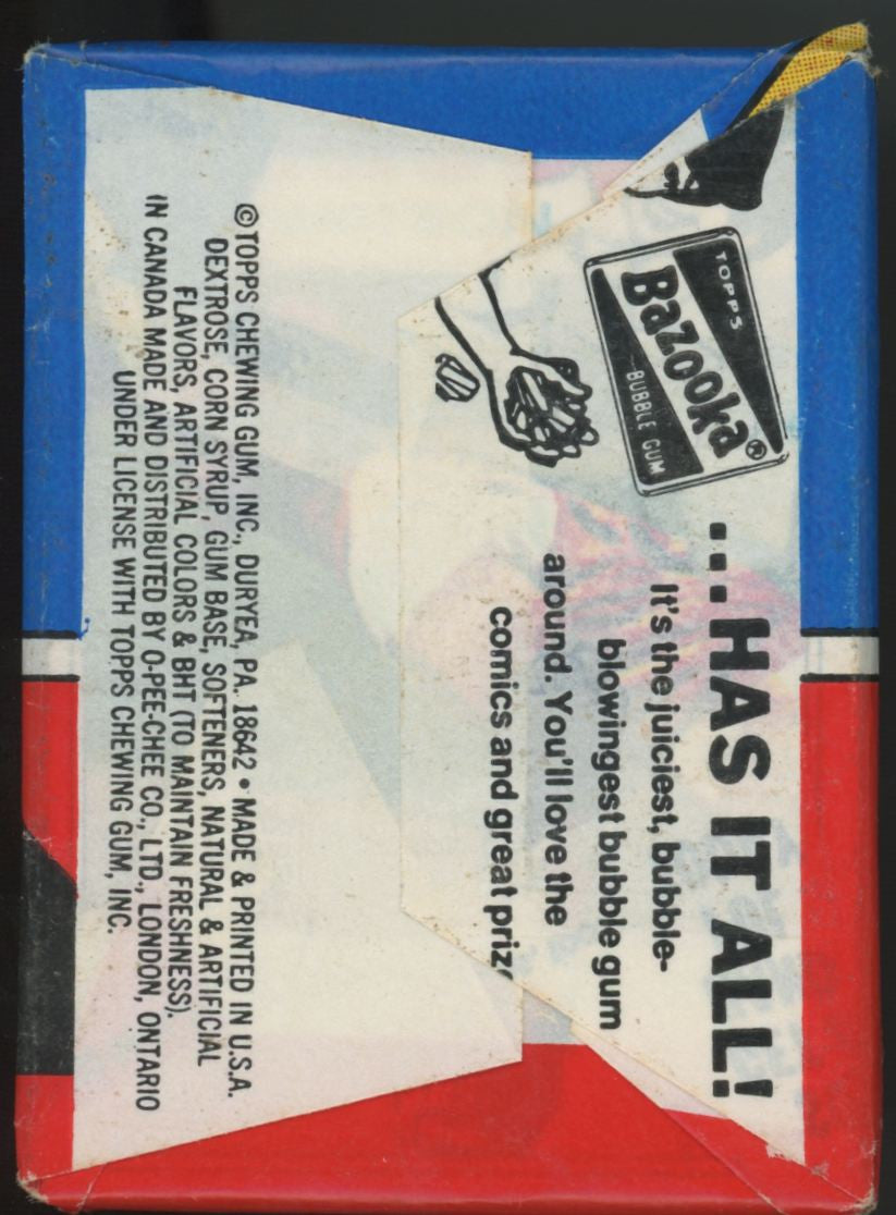1977 Topps Baseball Wax Pack Factory Sealed