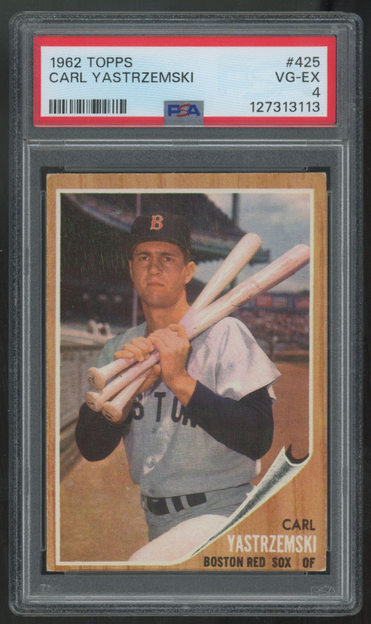 1962 Topps Carl Yastrzemski #425 PSA 4 *113