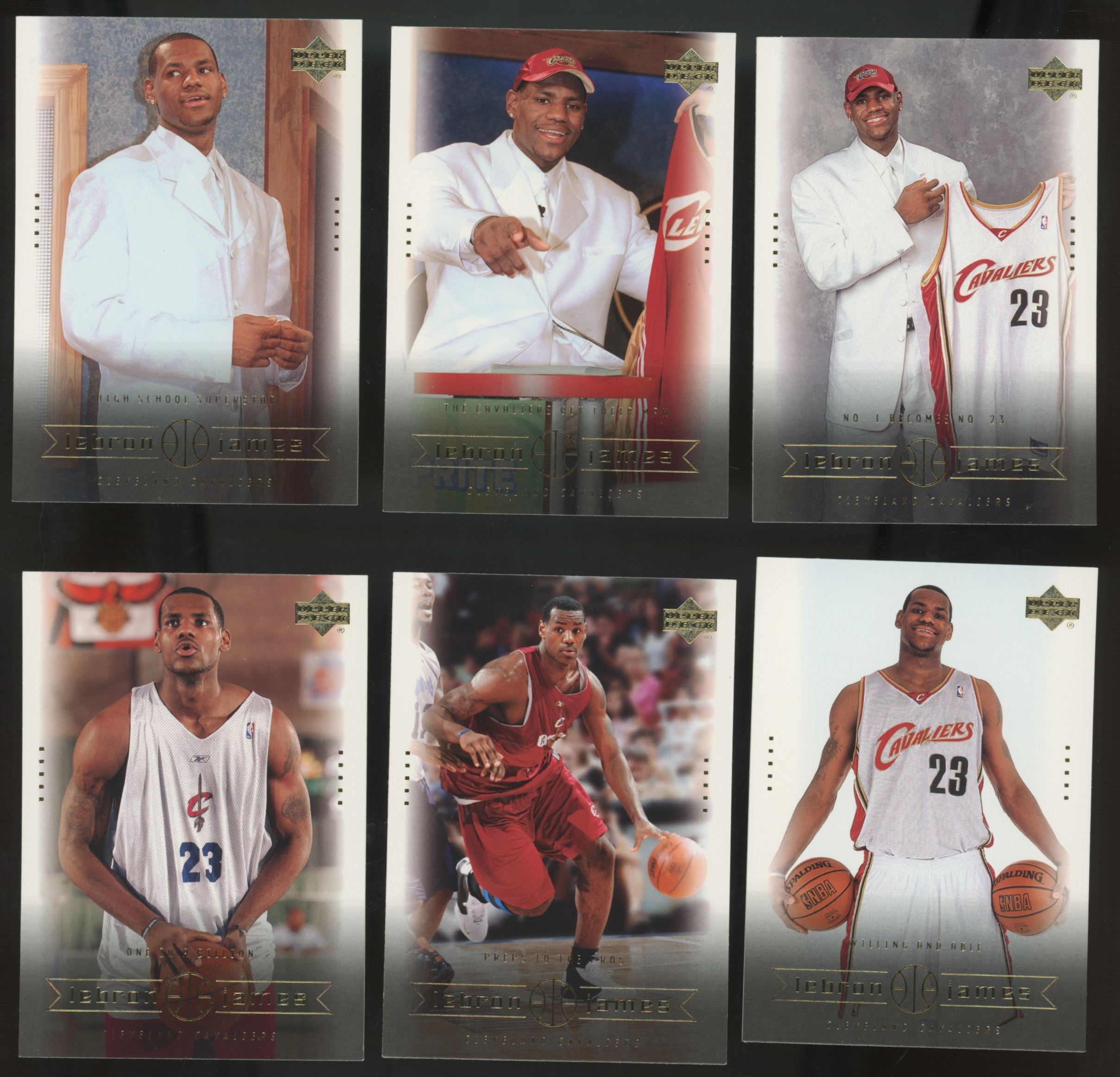 2003-04 Upper Deck LeBron James RC Complete Set (30/30)