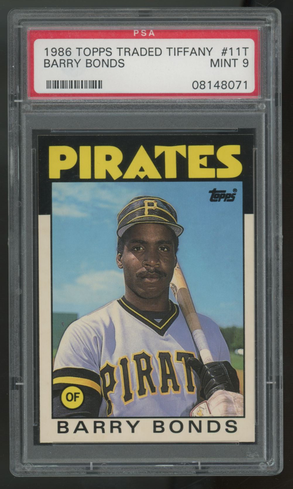 1986 Topps Traded Tiffany Barry Bonds RC #11T PSA 9 *071