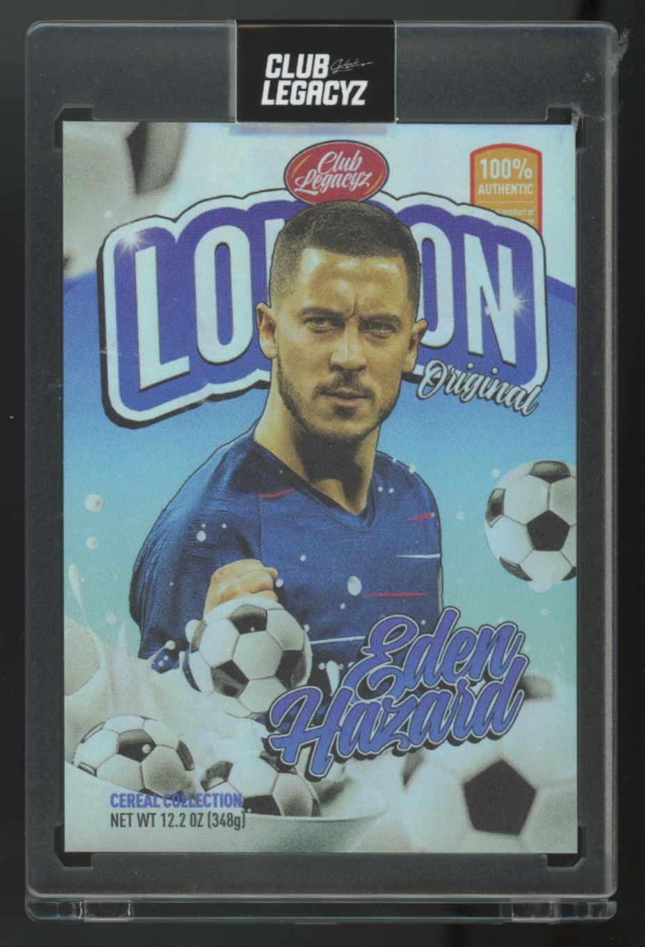2025 Club Legacyz Eden Hazard Cereal Box Morning Ghost Special /100