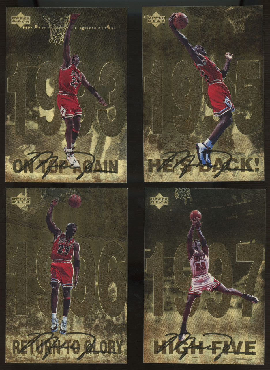1998 Upper Deck Gatorade Michael Jordan Complete Set (12) Jumbo Oversized