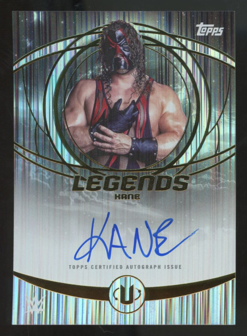 2025 Topps WWE Universe Kane Flare Legends Auto #LGA-KAN