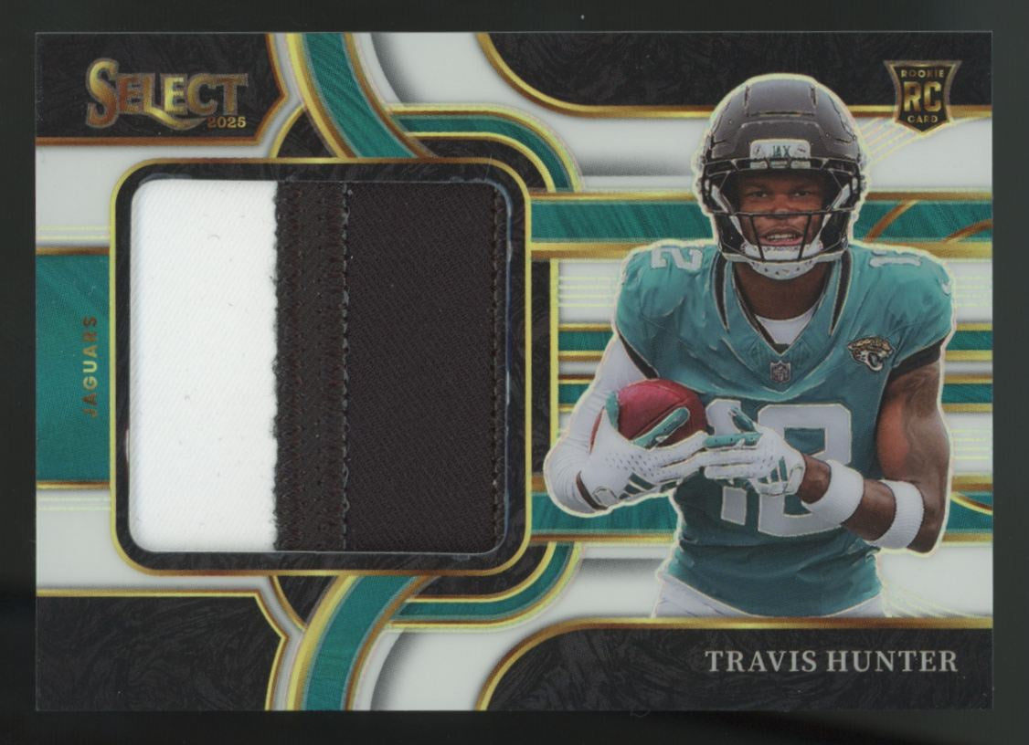 2025 Panini Select Travis Hunter RC Jumbo Patch /99 #JRSW-THR