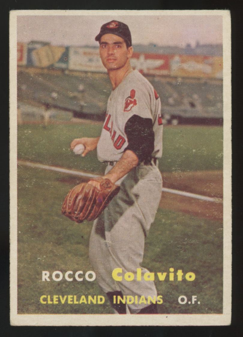 1957 Topps Rocky Rocco Colavito RC #212 VG