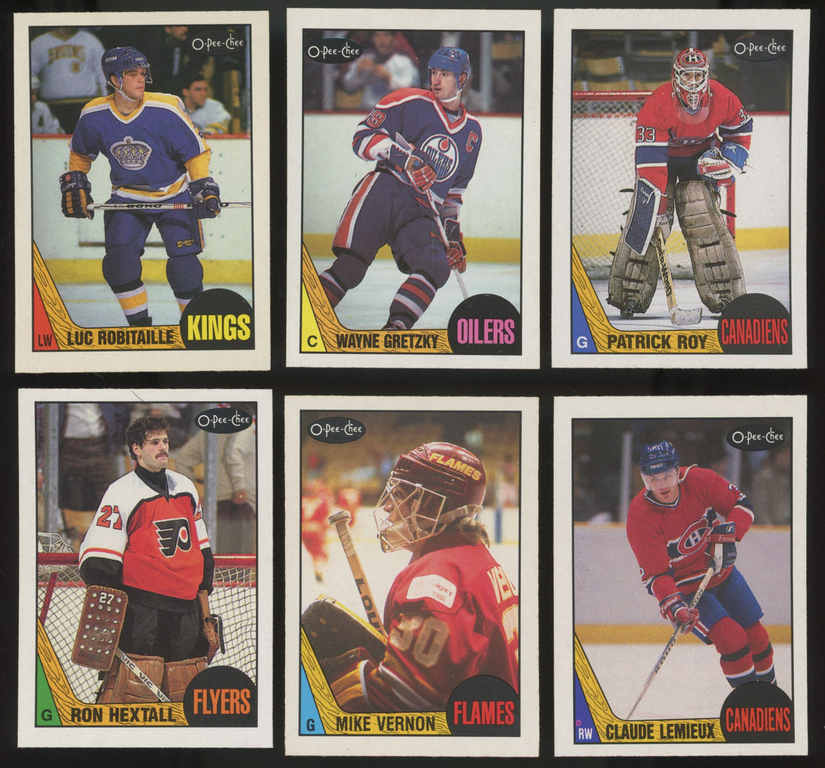 1987-88 O-Pee-Chee Ice Hockey Complete Set W/ Box Bottoms/Sticker Set NM/MT