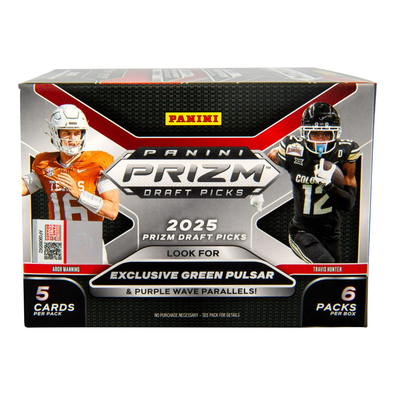 2025 Panini Prizm Draft Picks Football Blaster Box (Green Pulsar)