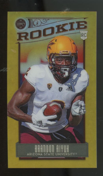 2020 Legacy Brandon Aiyuk Mini RC Gold /25 #154