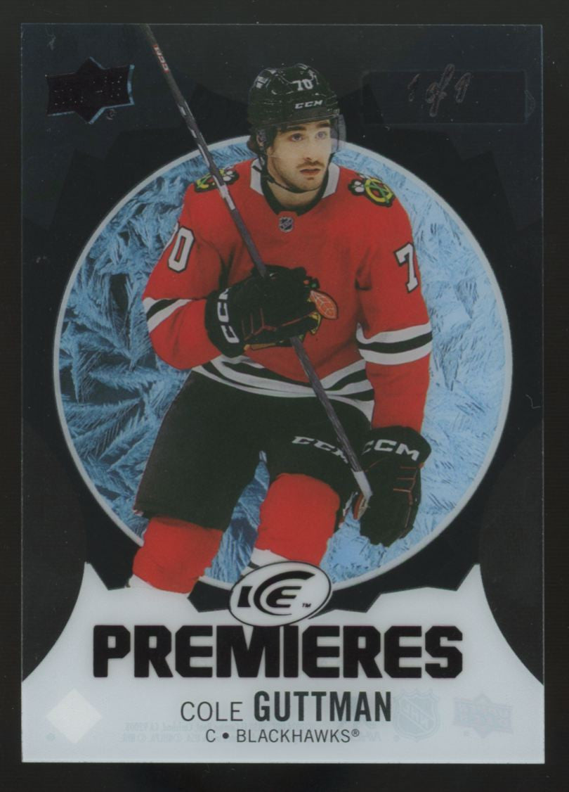 2023-24 Upper Deck Cole Guttman Black Ice Premieres 1/1  #220