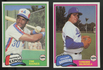 1981 Topps Traded Baseball Complete Set (132/132) NM "A"