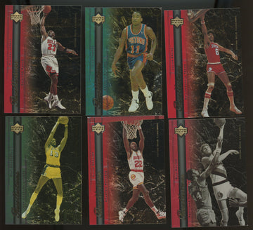 1999/00 Upper Deck NBA Legends Recollections Set (6) EX-MT