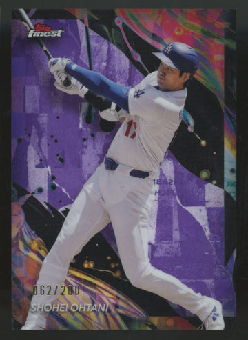2024 Topps Finest Shohei Ohtani Uncommon Purple Refractor #177