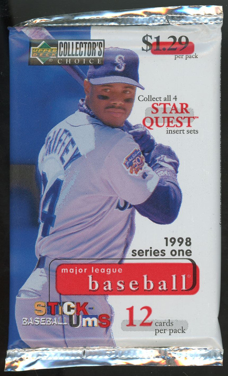 1998 Collector's Choice Series 1 Baseball Lot of 19 Sealed Packs