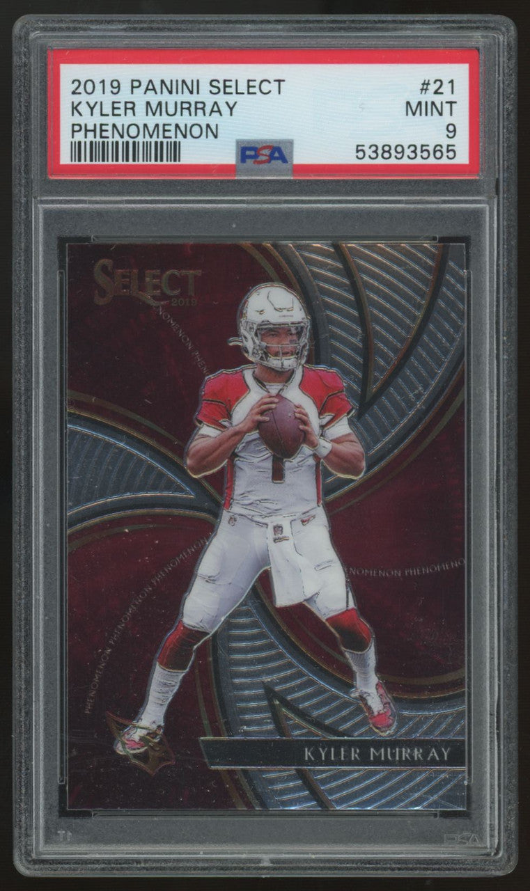 2019 Panini Select Kyler Murray RC Phenomenon #21 PSA 9
