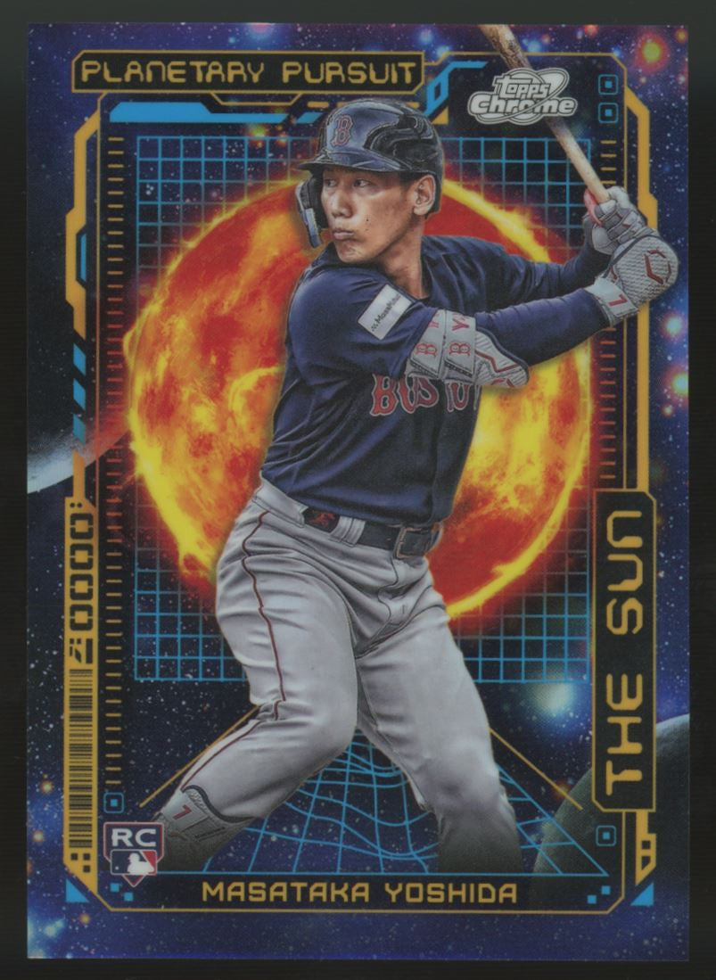 2023 Topps Cosmic Chrome Masataka Yoshida RC The Sun SP #PPS-3
