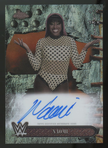 2025 Topps WWE x Cactus Jack Naomi Auto #BAV-NMI