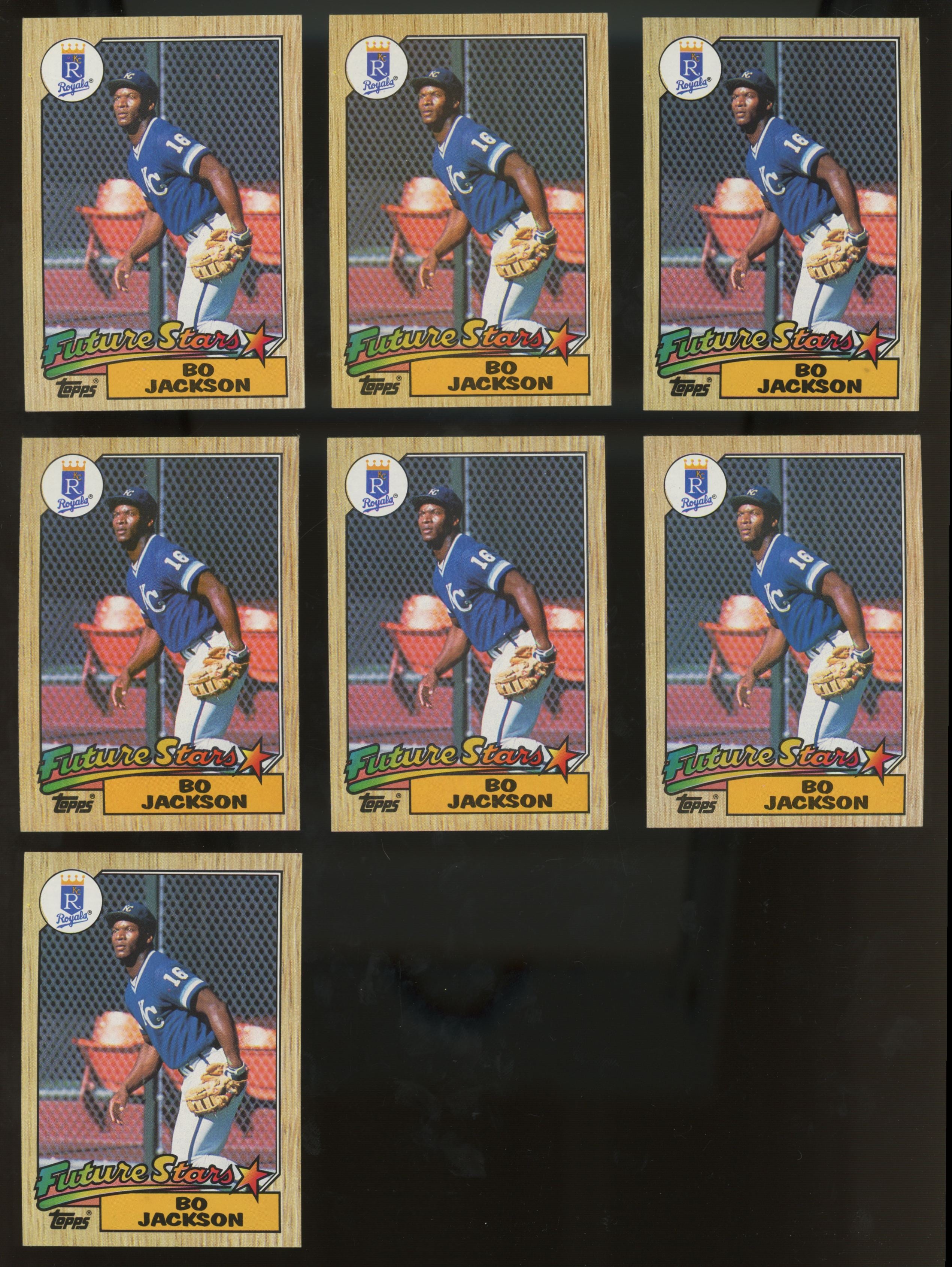 1987 Topps Bo Jackson #170 Lot Of 25 NM-MT