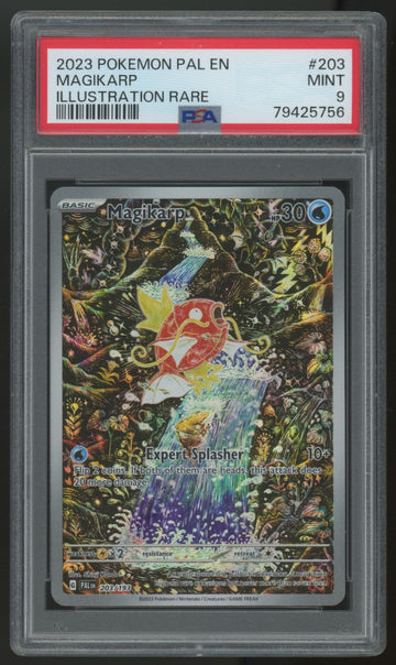 2023 Pokemon Magikarp Paldea Evolved Illustration Rare #203 PSA 9 (C)