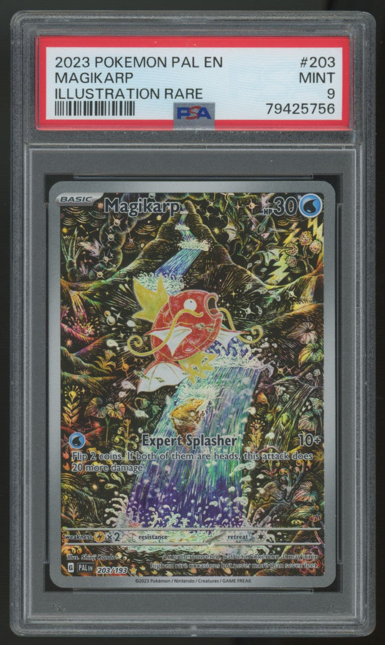 2023 Pokemon Magikarp Paldea Evolved Illustration Rare #203 PSA 9 (C)