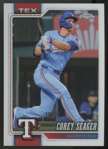 2026 Topps Chrome Corey Seager White Refractor /30 #28