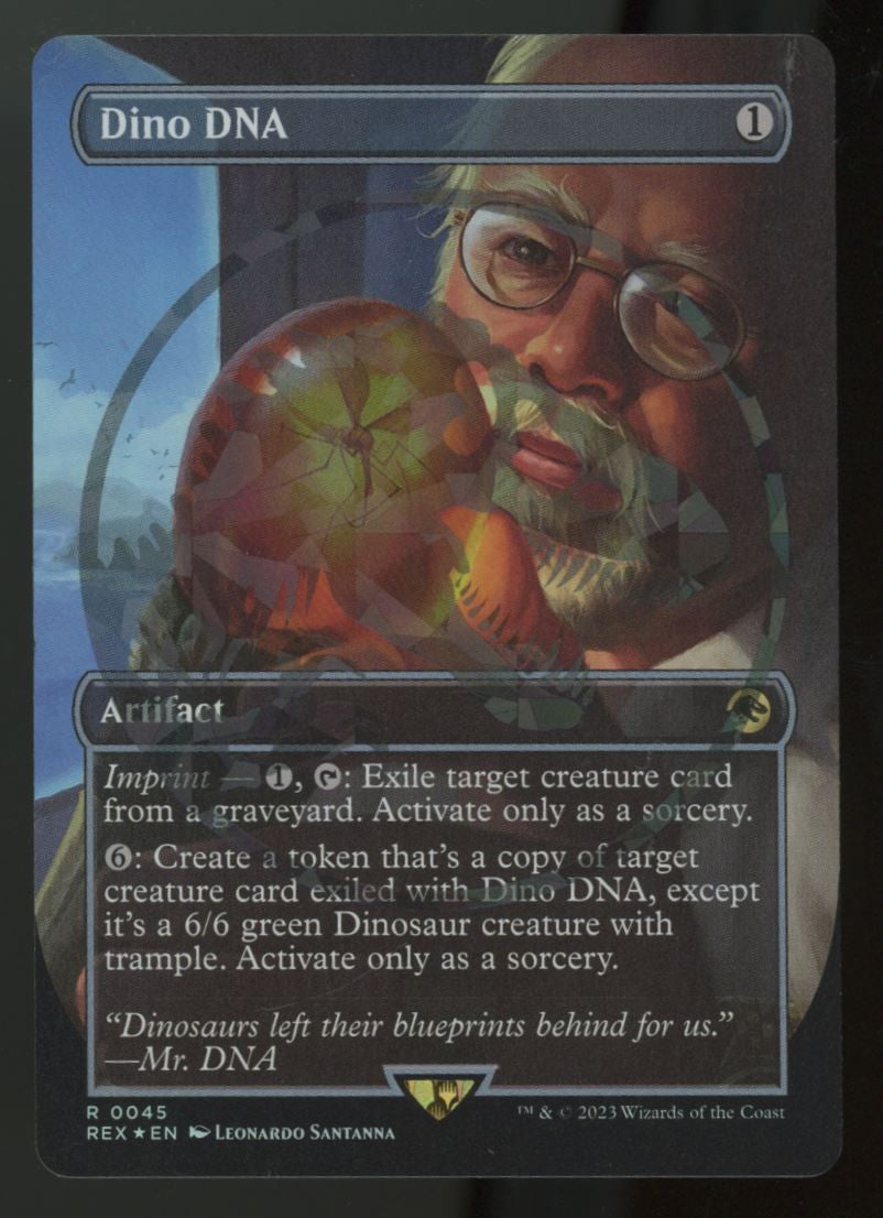 Magic MTG Dino DNA Jurassic World Collection Borderless Emblem #0045