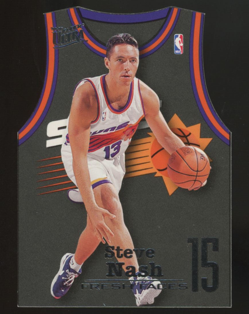 1996-97 Fleer Ultra Steve Nash RC Fresh Faces Die Cut #8